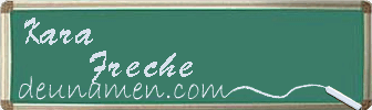 Kara Freche Visitenkarte